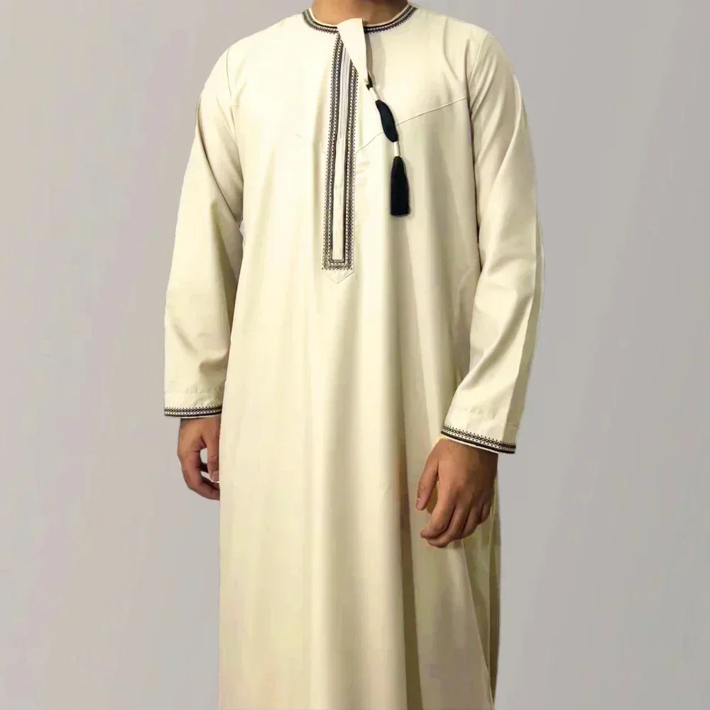Djellaba Homme Moderne – Manche Longue – Confort & Élégante